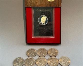 Vintage Eisenhower Half Dollars 