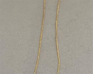 14K Gold Necklace, approx 21”
