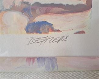 Howard Behrens "Hotel California" original and signed. 57 x 48