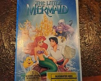 The Little Mermaid (Disney VHS) Out of Print Banned Black Diamond Cover Art