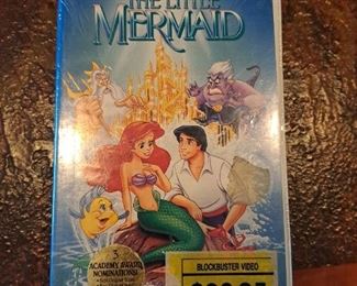 The Little Mermaid (Disney VHS) Out of Print Banned Black Diamond Cover Art