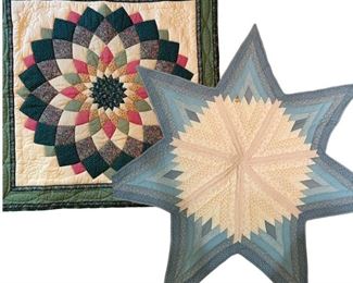2 Vintage Handmade Quilts