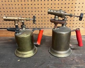 006 Vintage Clayton and Lambert Brass Blow Torches