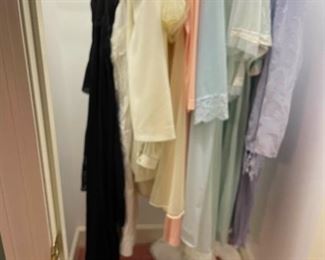 Contents of Vintage Lingerie Nightgowns Gloves and Hosiery