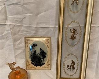 Jeannette Marigold Carnival Glass and Decor