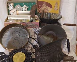 Vintage Cookie Presses and Other Kitchen Items