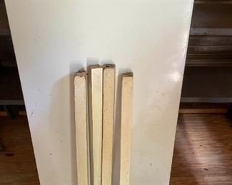 Vintage Enamel Top Table