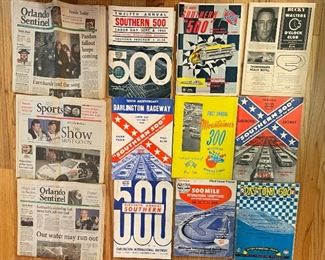 Vintage Race Car Souvenir Programs Memorabilia Ephemera