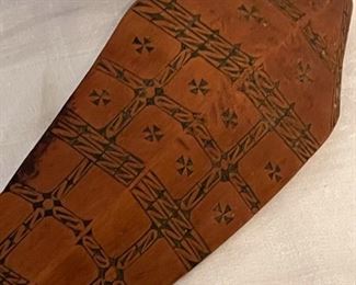 Wood Hand Carved War Club