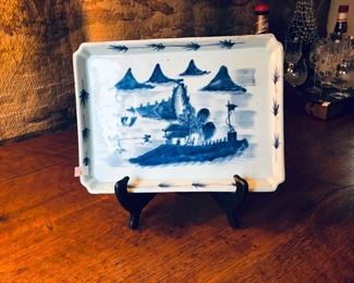 Antique Asian platter