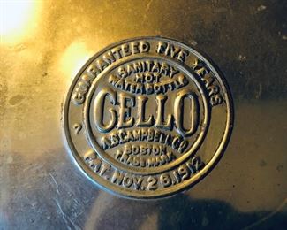 Antique water bottle