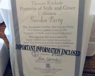 Thomas Kinkade Portraits of style and grace collection