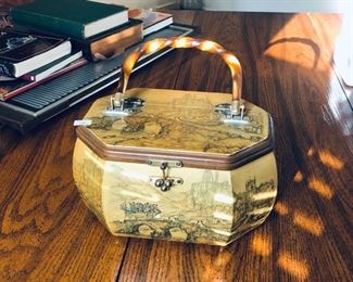 Anton Pieck Wooden box purse