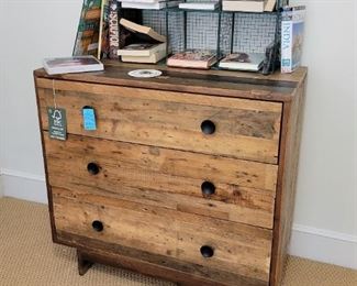 Chest of drawers is West Elm furniture 