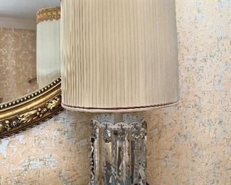 Bohemian Glass Crystal Lamp