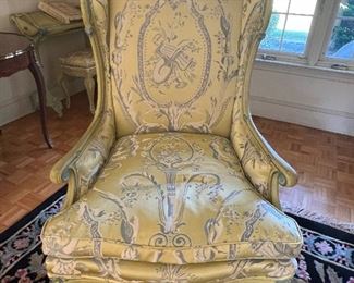 Wing back chair