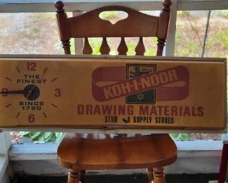 Koh-I-Noor lighted plastic sign