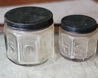 Vintage Barbasol jars