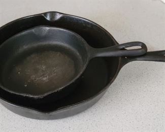 Cast iron skillets