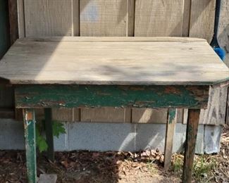 Farm table - original chippy paint 