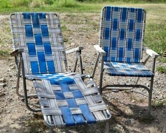 Vintage lawn chairs