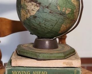 Tin litho globe 