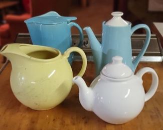 Ceramic pitchers , teapots 