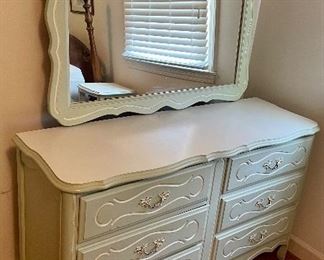 FRENCH PROVENCIAL DRESSER/MIRROR