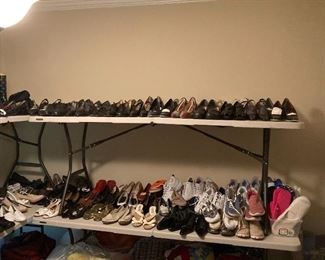 Lots of new never worn Shoes.
