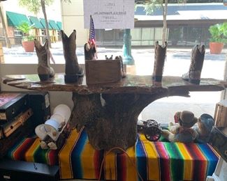 Mesquite coffee table $500