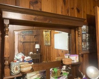 Antique Sideboard Mirror