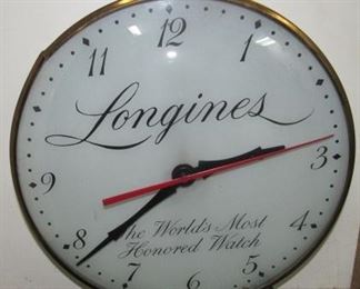 Lighted Longines Watches Clock by Electric Time Company - Lights Up & Runs