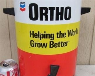 Chevron Ortho Advertising Coffee Pot - Chevron Chemical Company