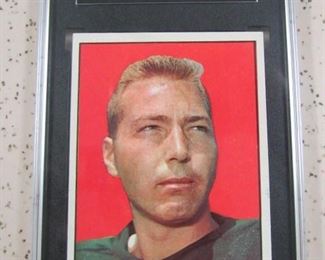 1961 Topps SGC Graded Bart Starr Football Card 