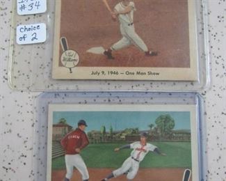 1963 Fleer Ted Williams Baseball Cards