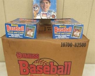 Case of Donruss Baseball Cards