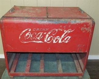 1950's Metal Coke Cooler
