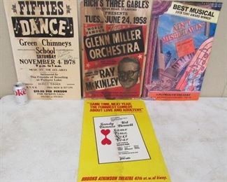 Vintage Cardboard Advertising Posters