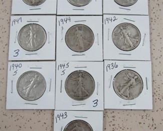 Walking Liberty Half Dollars