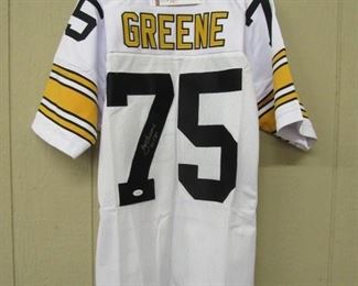 Mean Joe Greene Autographed Jersey - JSA Certified