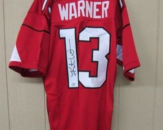 Kurt Warner Autographed Jersey