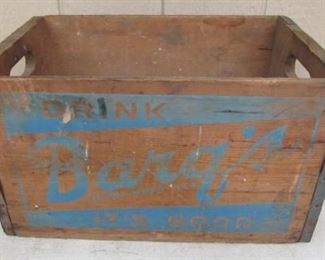 1950's Barq's Root Beer Wood Crate/Box