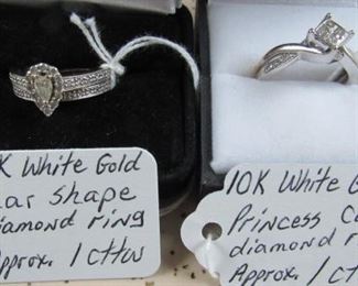 White Gold & Diamond Rings