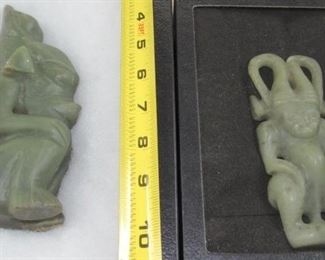 Jade Statues (Lots More Jade Not Shown)