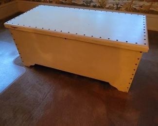 Cedar Chest outside painted