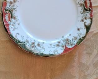 Doulton Burslem Rosamond China 3 Plates 9.75in
