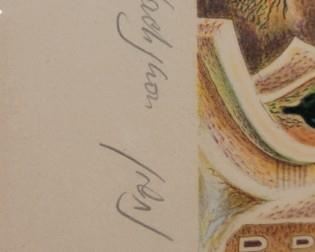 Jerusalem Print signature