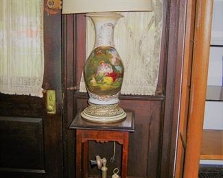 Lamp hand painted 2pcs