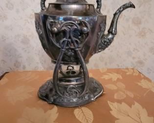 Tea Warmer Shefield silverplate