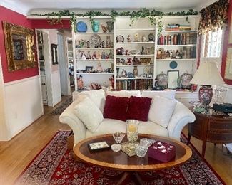Lovely living room filled with treasures!